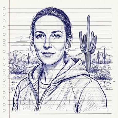 Stylized portrait of Krystal